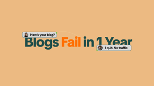 why most blogs fail