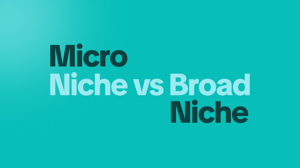 micro niche vs broad niche in blogging