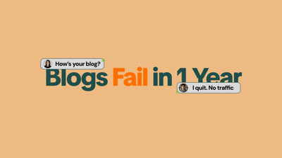 why most blogs fail