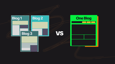 start one blog or multiple blogs
