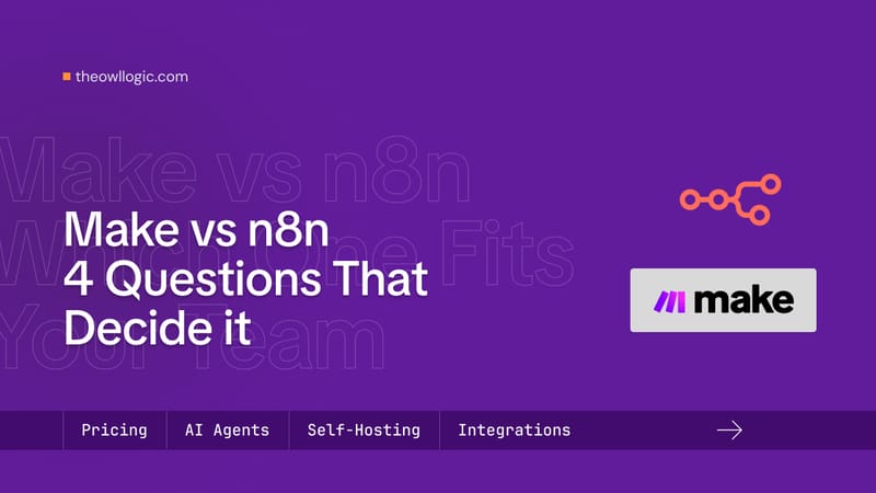 make vs n8n 4 questions that decide it